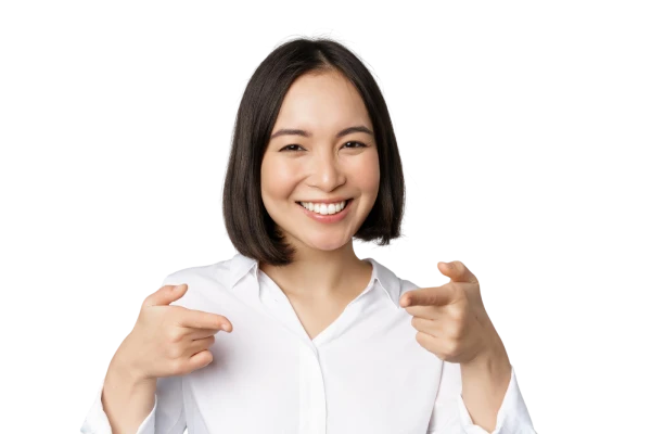 Smiling Sebaris customer